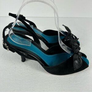 💕Cole Haan Elegant Black Women's Slingback Heels 8